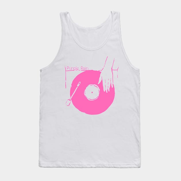 Get Your Vinyl - Purple Rain Tank Top by earthlover